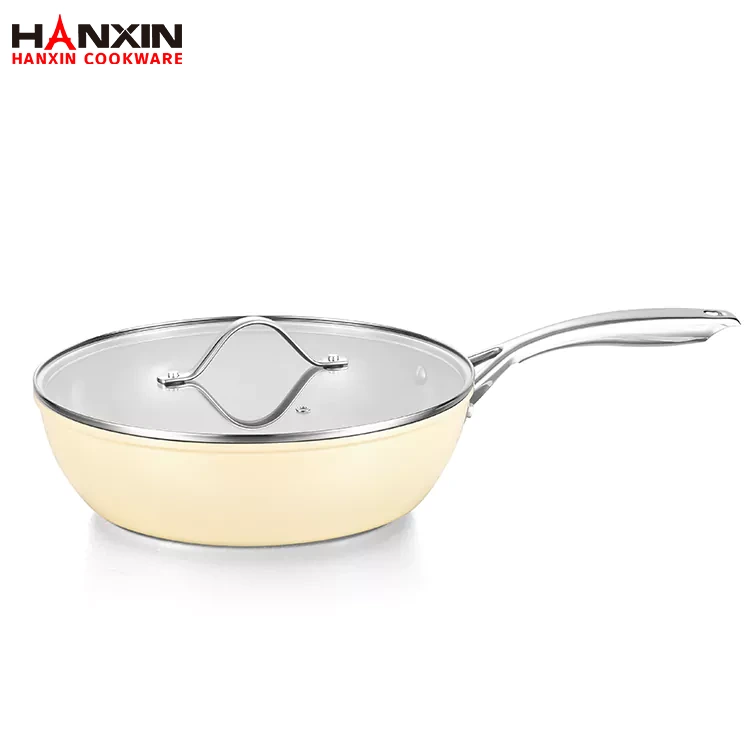 ඇලුමිනියම් නොන්ස්ටික් CD Bottom Wok Pan